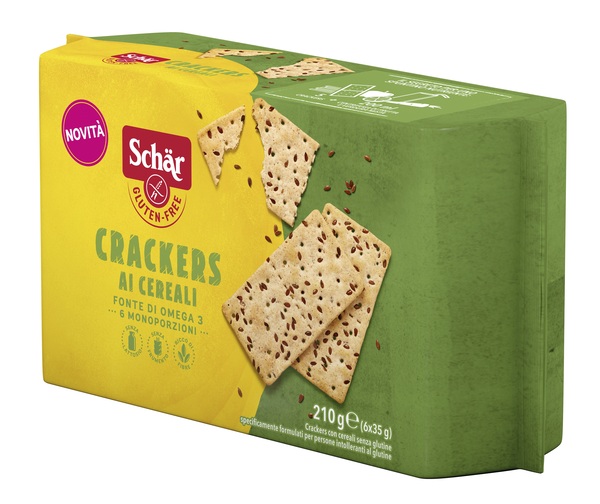 SCHAR CRACKERS CEREALI SENZA LATTOSIO 6 MONOPORZIONI DA 35 G - Farmapanda Srl