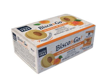 NUTRIFREE BISCO&GO CON FARCITURA ALL'ALBICOCCA 4X40 G - Farmapanda Srl