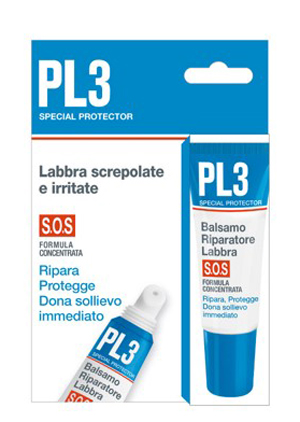 PL3 BALSAMO RIPARATORE LABBRA SOS CON ASTUCCIO 7,5 ML - Farmapanda Srl