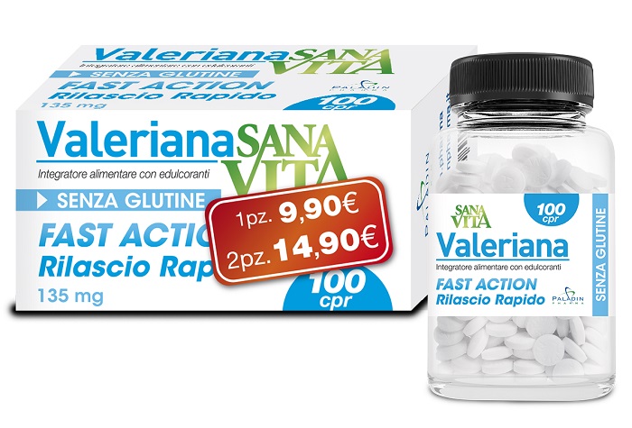 SANAVITA VALERIANA 100 COMPRESSE - Farmapanda Srl