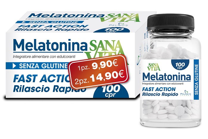 SANAVITA MELATONINA 100 COMPRESSE - Farmapanda Srl