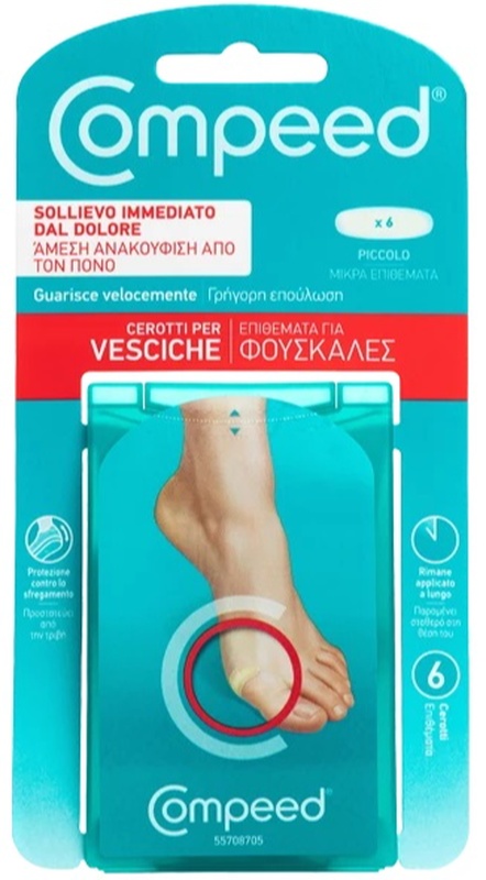 COMPEED CEROTTI PER VESCICHE PICCOLO 6 PEZZI - Farmapanda Srl