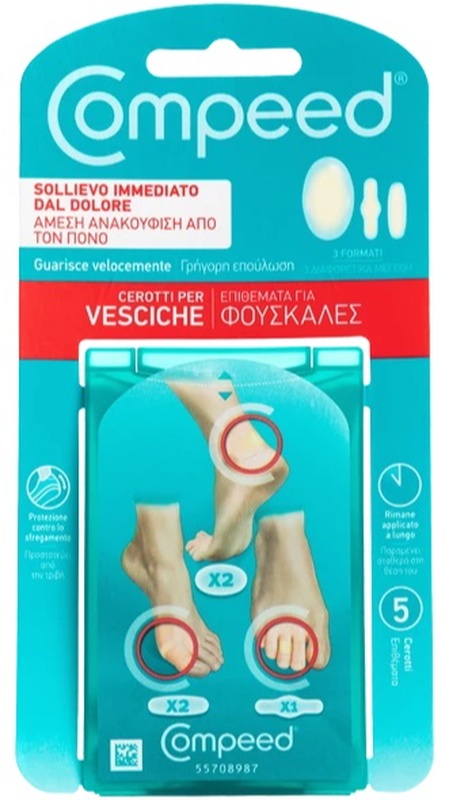 COMPEED CEROTTI PER VESCICHE MISTO 5 PEZZI - Farmapanda Srl