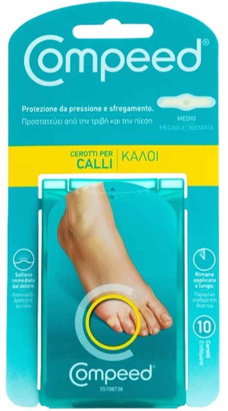 COMPEED CEROTTI PER CALLI MEDIO 10 PEZZI - Farmapanda Srl