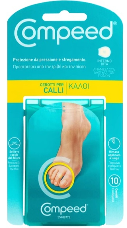 COMPEED CEROTTI PER CALLI INTERNO DITA 10 PEZZI - Farmapanda Srl