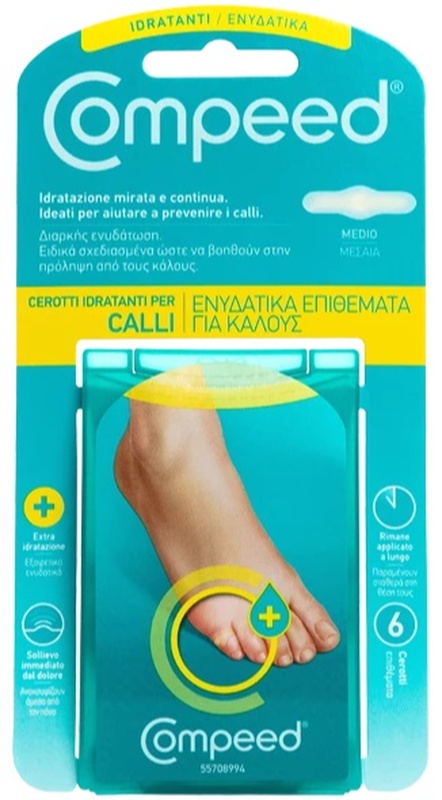 COMPEED CEROTTI PER CALLI IDRATANTI 6 PEZZI - Farmapanda Srl