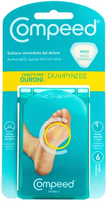 COMPEED CEROTTI PER DURONI MEDIO 6 PEZZI - Farmapanda Srl