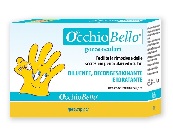 OCCHIOBELLO GOCCE OCULARI 10 FLACONCINI MONODOSE RICHIUDIBILI DA 0,5 ML - Farmapanda Srl
