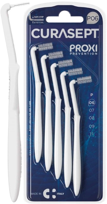 CURASEPT PROXI ANGLE P06 BIANCO/WHITE 5 PEZZI - Farmapanda Srl