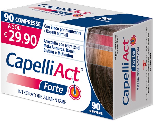CAPELLI ACT FORTE 90 COMPRESSE - Farmapanda Srl