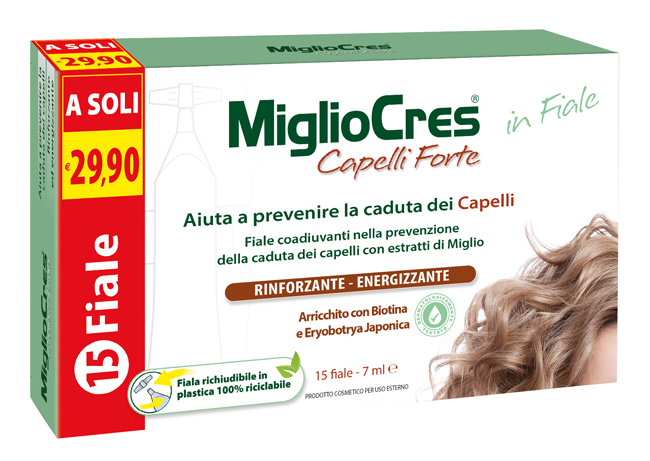 MIGLIOCRES FORTE 15 FIALE TRATTAMENTO DERMOCOSMETICO - Farmapanda Srl