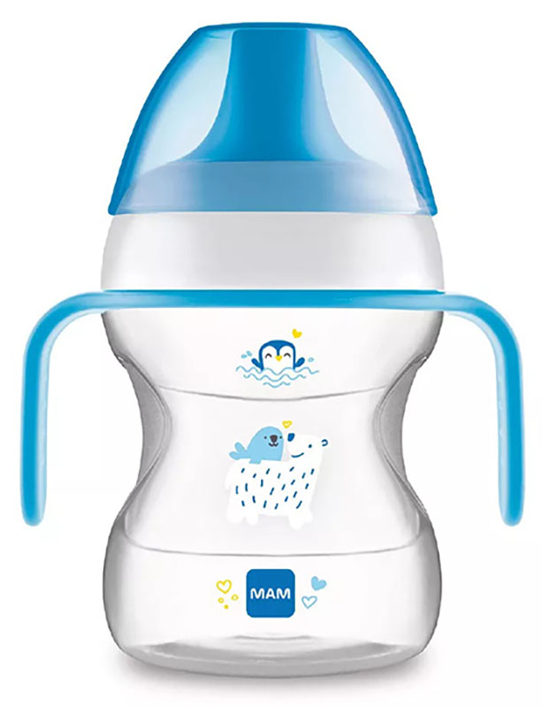 MAM LEARN TO DRINK CUP 190 ML 6+ BECCUCCIO RIGIDO MASCHIO - Farmapanda Srl