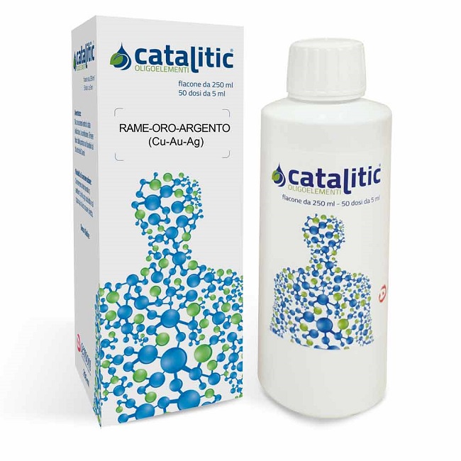 CATALITIC RAME ORO ARGENTO CU-AU-AG OLIGOELEMENTI 250 ML - Farmapanda Srl