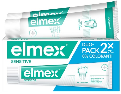 ELMEX SENSITIVE DENTIFRICIO BITUBO 2X75 ML - Farmapanda Srl