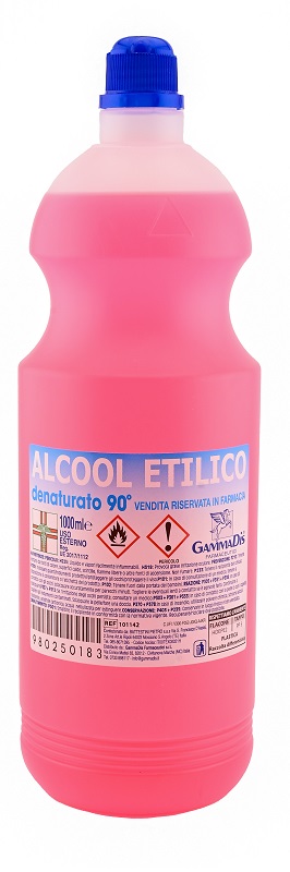 ALCOOL ETILICO DENATURATO 90 GRADI 1 LITRO - Farmapanda Srl