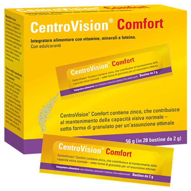 CENTROVISION COMFORT 28 BUSTINE GUSTO ARANCIA - Farmapanda Srl