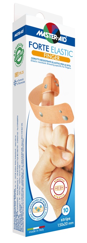CEROTTO MASTER-AID ELASTIC FINGER 10 PEZZI - Farmapanda Srl