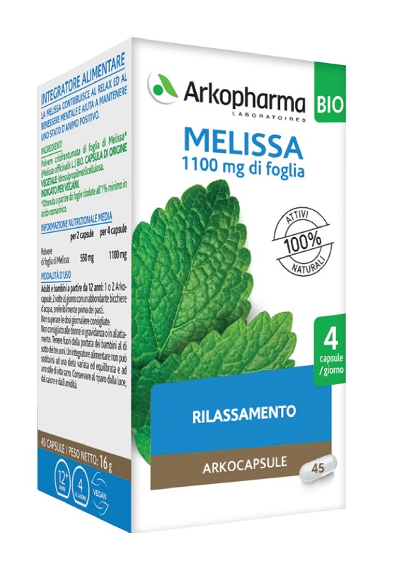 ARKOCPS MELISSA 45 CAPSULE BIO - Farmapanda Srl