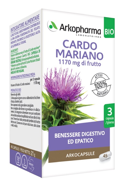 ARKO CAPSULE CARDO MARIANO 45 CAPSULE BIO - Farmapanda Srl