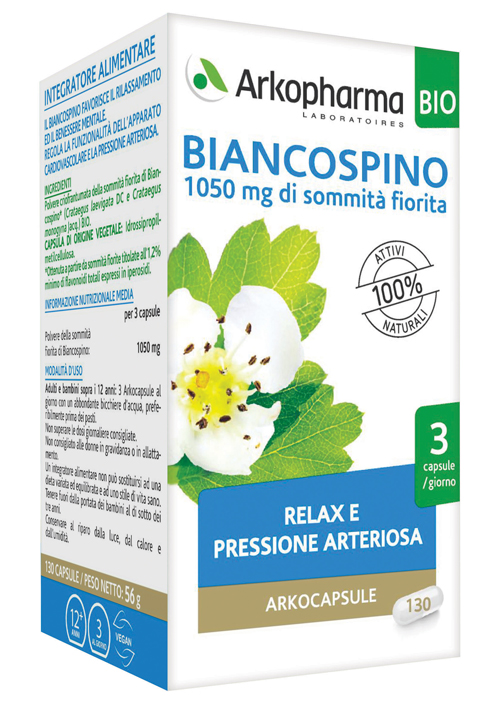 ARKO CAPSULE BIANCOSPINO BIO 45 CAPSULE - Farmapanda Srl