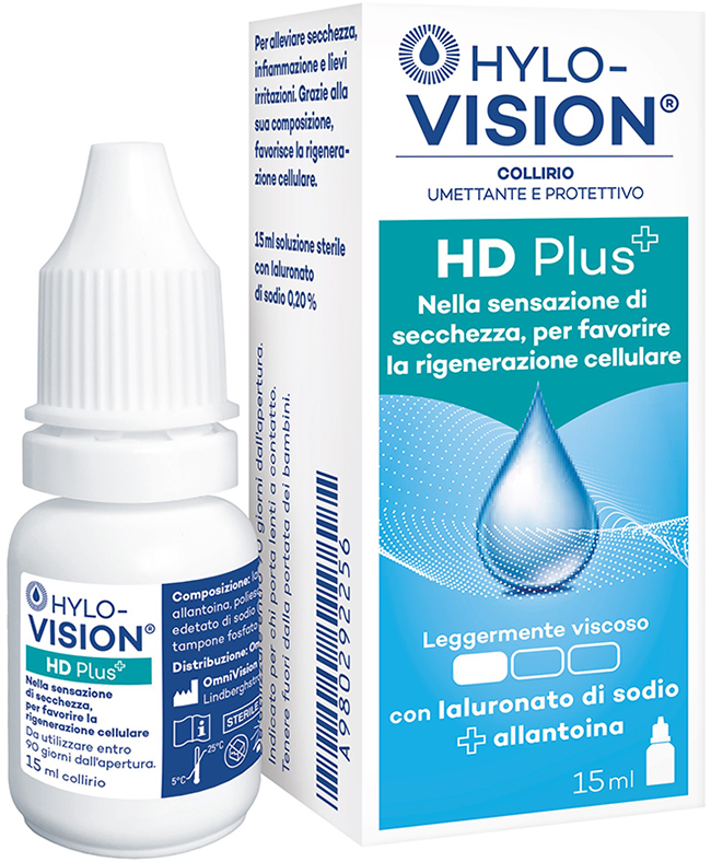 HYLOVISION HD PLUS COLLIRIO UMETTANTE E PROTETTIVO 15 ML - Farmapanda Srl