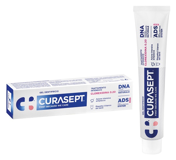CURASEPT DENTIFRICIO 0,20 75 ML ADS+DNA - Farmapanda Srl