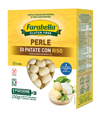 FARABELLA PERLE PATATE CON RISO 250 G - Farmapanda Srl