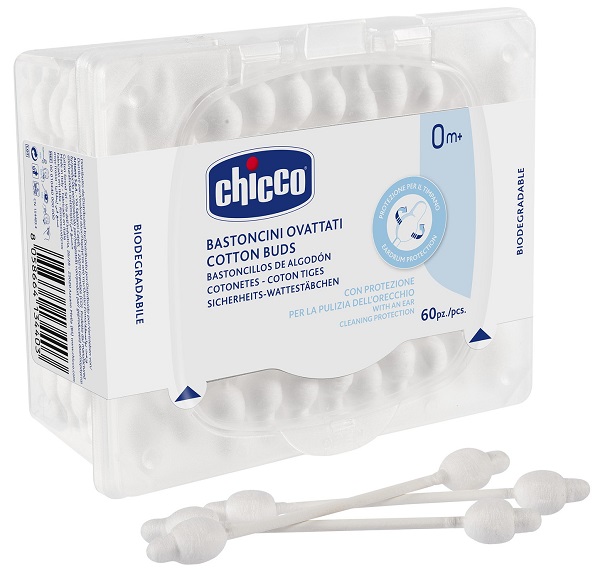 CHICCO BASTONCINI COTONATI 60 PEZZI - Farmapanda Srl