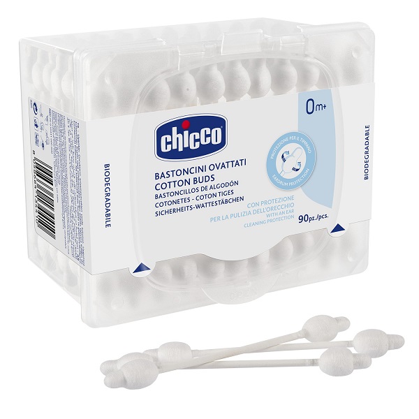CHICCO BASTONCINI COTONATI 90 PEZZI - Farmapanda Srl