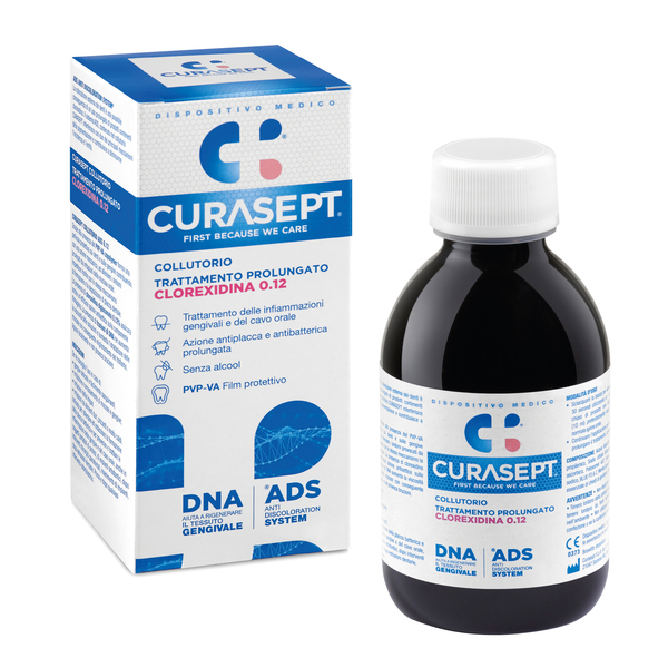 CURASEPT COLLUTORIO 0,12 ADS + DNA 200 ML - Farmapanda Srl