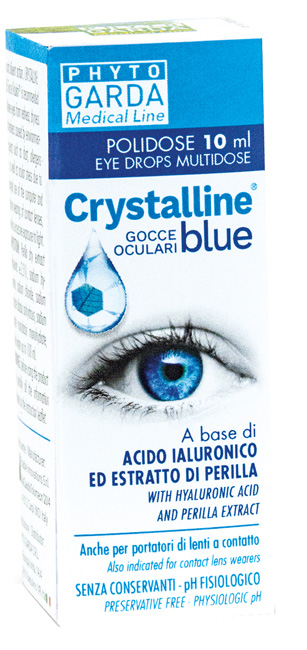 CRYSTALLINE BLUE GOCCE POLIDOSE 10 ML - Farmapanda Srl
