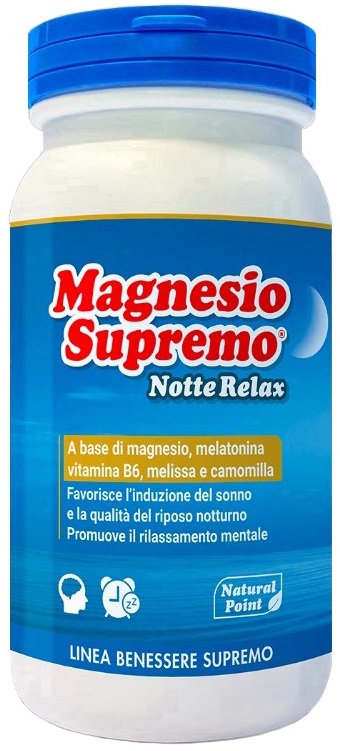 MAGNESIO SUPREMO NOTTE RELAX 150 G - Farmapanda Srl