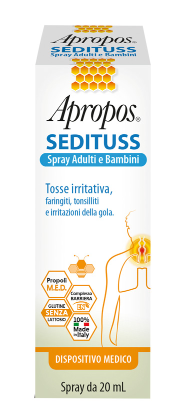 APROPOS SEDITUSS SPRAY ADULTI/BAMBINI 20 ML - Farmapanda Srl