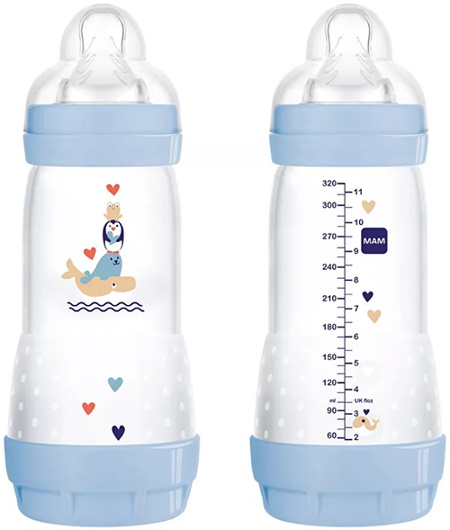 MAM BIBERON EASY START 320 ML 4+ TETTARELLA 3 MASCHIO - Farmapanda Srl