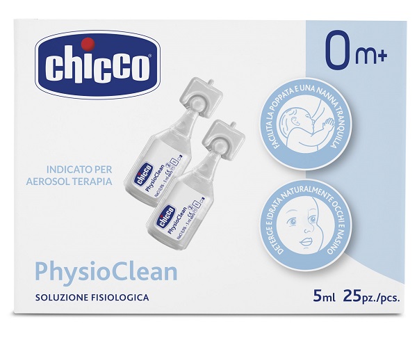 CHICCO SOLUZIONE PHYSIOCLEAN 5 ML 25 PEZZI - Farmapanda Srl
