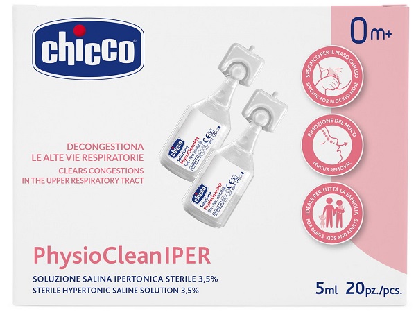 CHICCO SOLUZIONE HYPERTONIC 5 ML 20 PEZZI - Farmapanda Srl