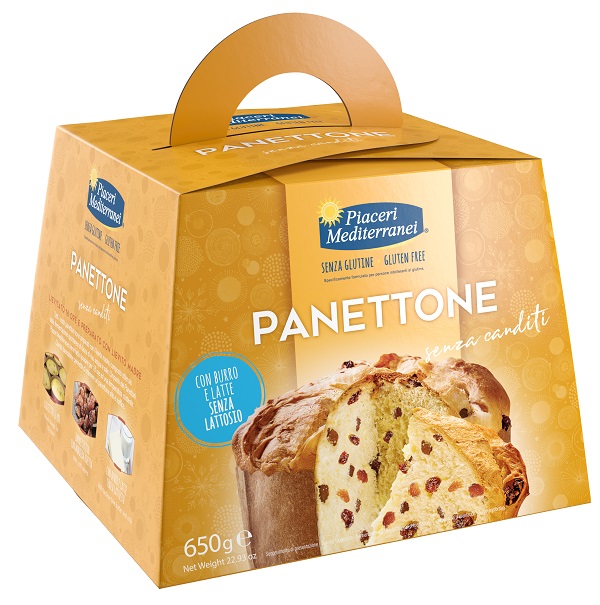 PIACERI MEDITERRANEI PANETTONE SENZA CANDITI 650 G - Farmapanda Srl