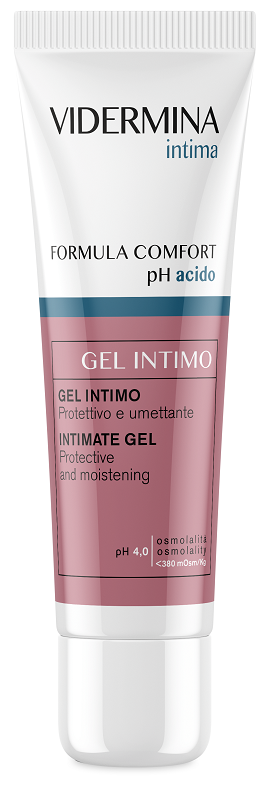 VIDERMINA INTIMA FORMULA COMFORT PH ACIDO GEL INTIMO PROTETTIVO E UMETTANTE NUOVA FORMULA 30 ML - Farmapanda Srl