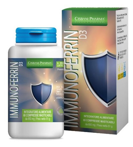 IMMUNOFERRIN D3 60 COMPRESSE OROSOLUBILI - Farmapanda Srl