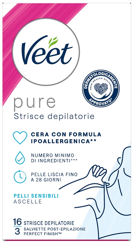 VEET STRISCE ASCELLE IPOALLERGENICHE 16 PEZZI - Farmapanda Srl