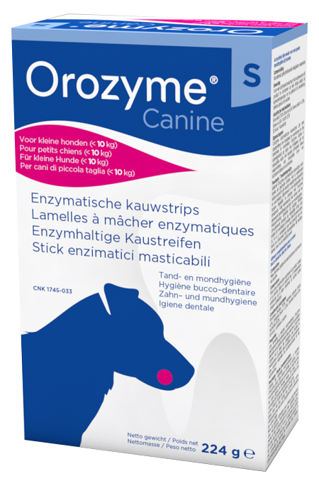 OROZYME CANINE STRISCE ENZIMATICHE MASTICABILI PER CANI DI TAGLIA PICCOLA - Farmapanda Srl