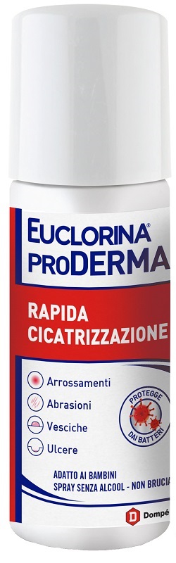 EUCLORINA PRODERMA RAPIDA CICATRIZZAZIONE SPRAY 125 ML - Farmapanda Srl