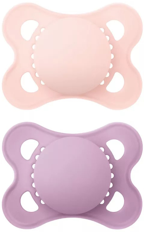 MAM SUCCHIETTO ORIGINAL 2-6 MESI SILICONE FEMMINA 2 PEZZI - Farmapanda Srl