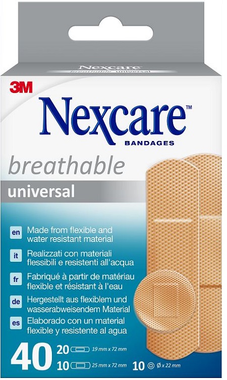 CEROTTO PREPARATO NEXCARE UNIVERSAL ASSORTITI 20 CEROTTO 19X72MM + 10 CEROTTO 25X72MM + 10 CEROTTO TONDI 22,5MM - Farmapanda Srl