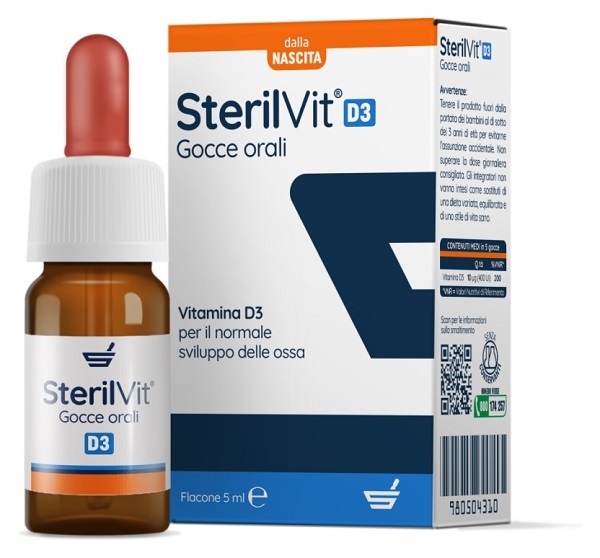 STERILVIT D3 GOCCE 5 ML - Farmapanda Srl