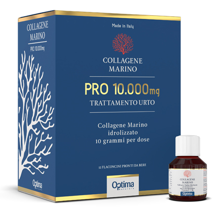 COLLAGENE MARINO PRO 10000MG TRATTAMENTO URTO 12 FLACONI - Farmapanda Srl