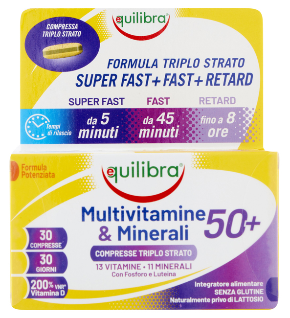 MULTIVITAMINE&MINERALI 50+ 30 COMPRESSE - Farmapanda Srl