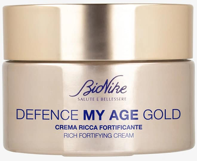 DEFENCE MY AGE GOLD CREMA RICCA FORTIFICANTE 50 ML - Farmapanda Srl