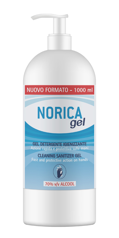 NORICA GEL DETERGENTE IGIENIZZANTE 70% ALCOOL 1000 ML - Farmapanda Srl