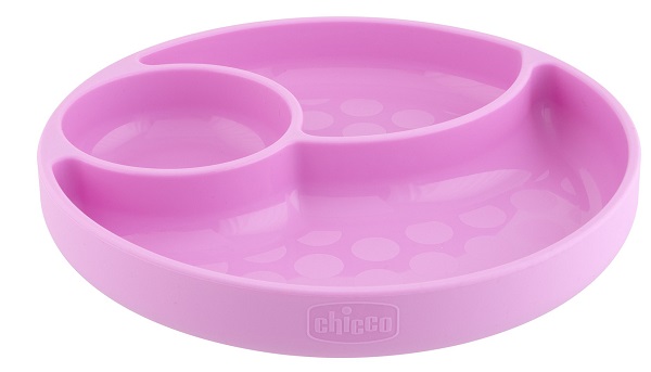 CHICCO PIATTO SILICONE VENTOSA ROSA - Farmapanda Srl